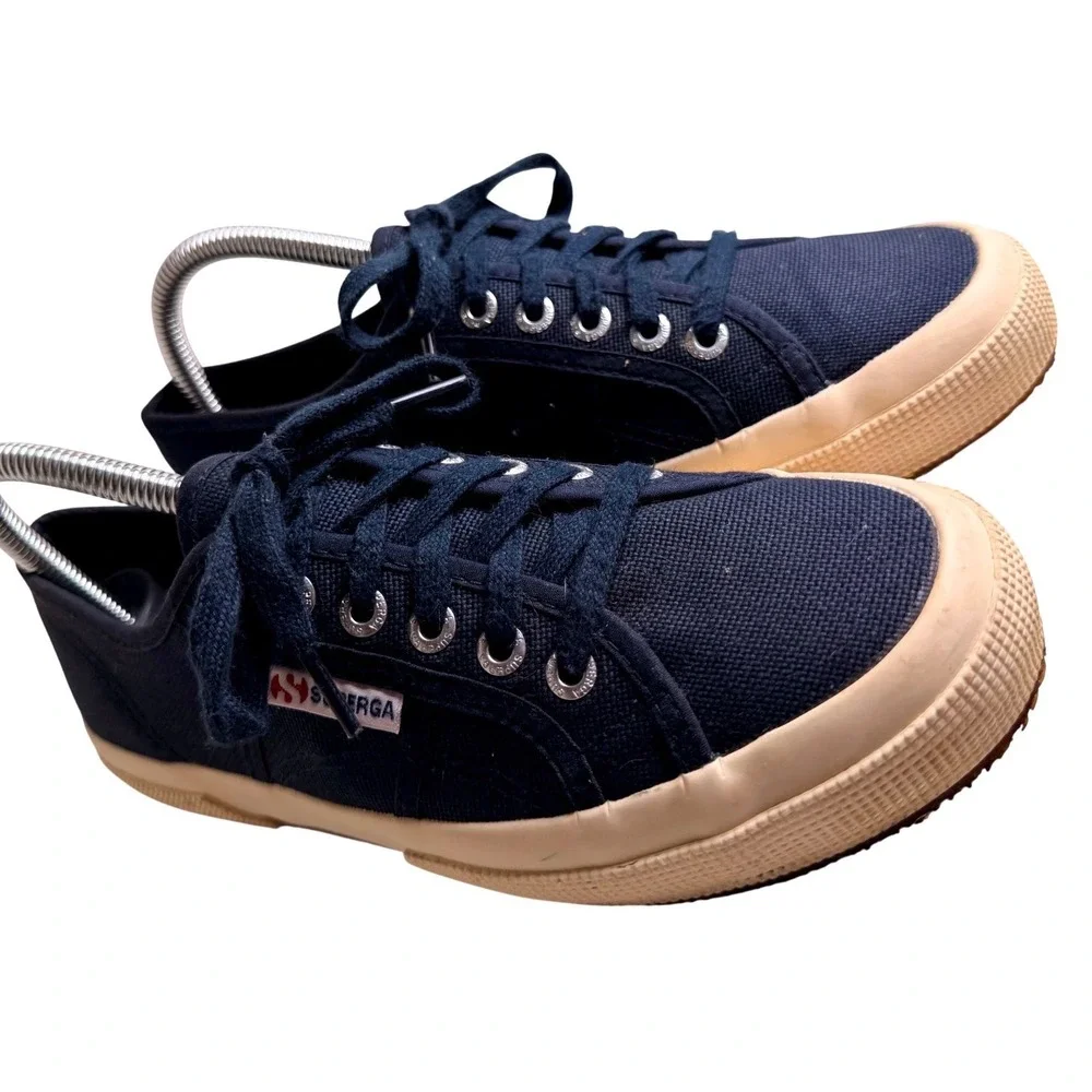 Superga 2750 Cotu Classic Navy Canvas Sneakers EU 39 US 8.5